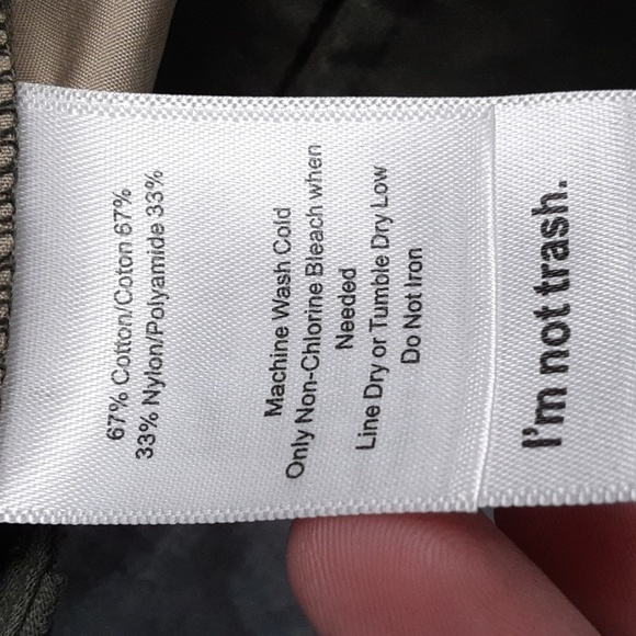 Go Lite Men's Dark Green Hiking Travel Cargo Pants - Picture 10 of 10